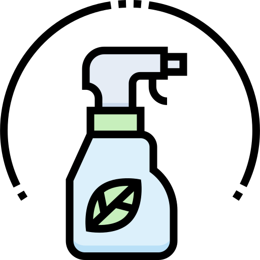spray czyszczący Detailed Straight Lineal color ikona