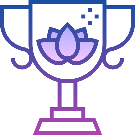 trofeo Detailed bright Gradient icono