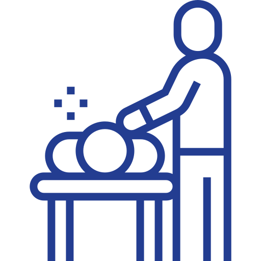 massaggio Detailed bright Lineal icona