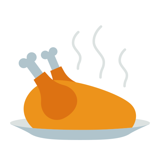 pollo asado Andinur Flat icono