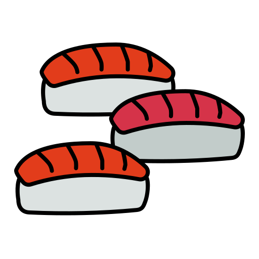 sushi Andinur Lineal color ikona