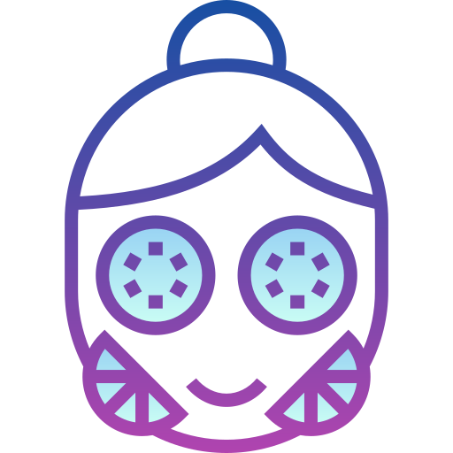Face mask Detailed bright Gradient icon