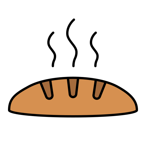 un pan Andinur Lineal color icono
