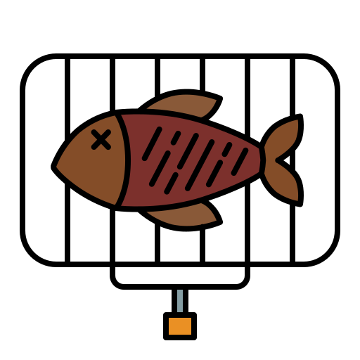 pescado Andinur Lineal color icono