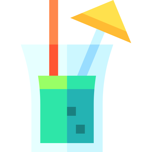 Cocktail Basic Straight Flat icon