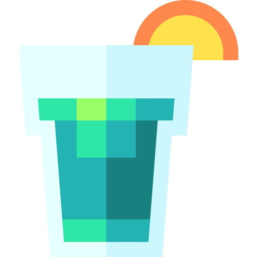 cocktail Basic Straight Flat icoon