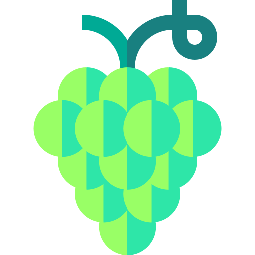 Grapes Basic Straight Flat icon