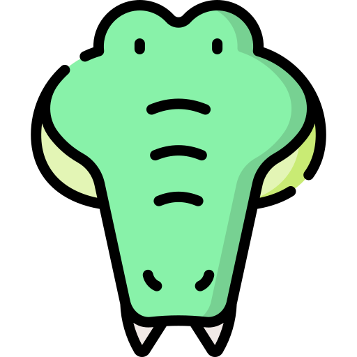 krokodyl Special Lineal color ikona