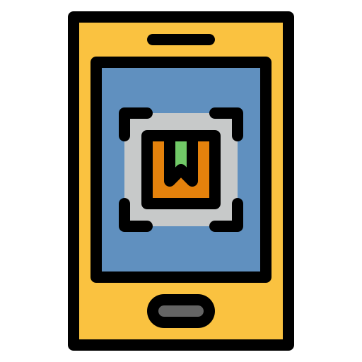 Mobile application Generic Outline Color icon