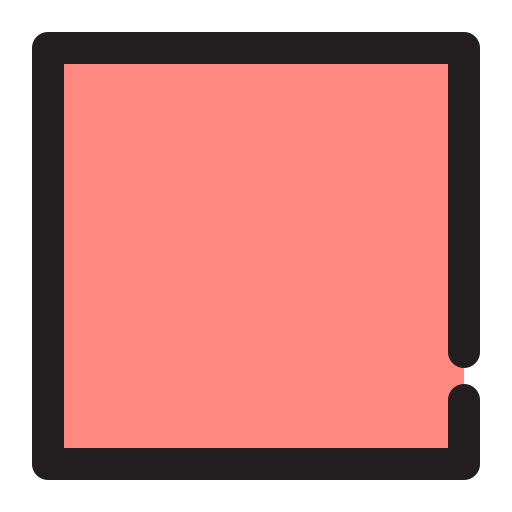 ストップ Generic Outline Color icon