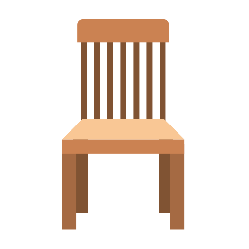 sedia di legno Generic Flat icona