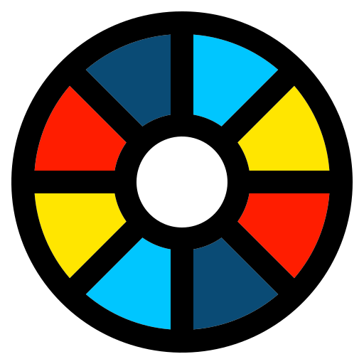 Color palette Generic Outline Color icon