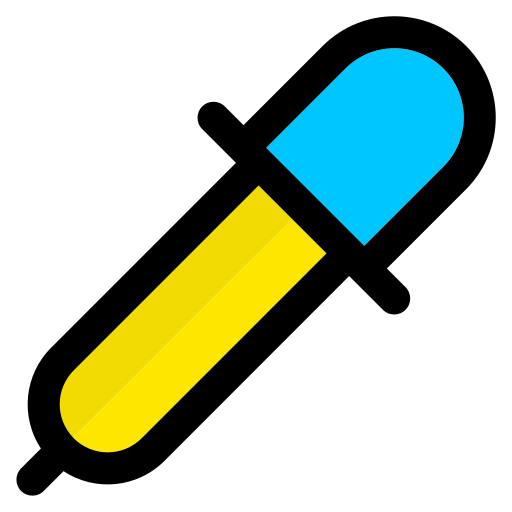Color picker Generic Outline Color icon