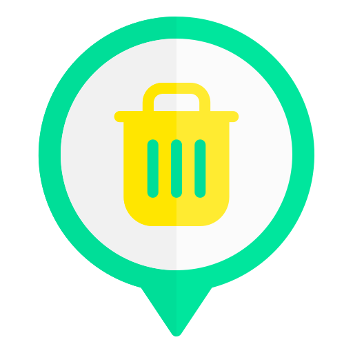 contenedor de basura Generic Flat icono