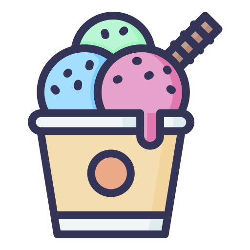 アイスクリーム Generic Outline Color icon