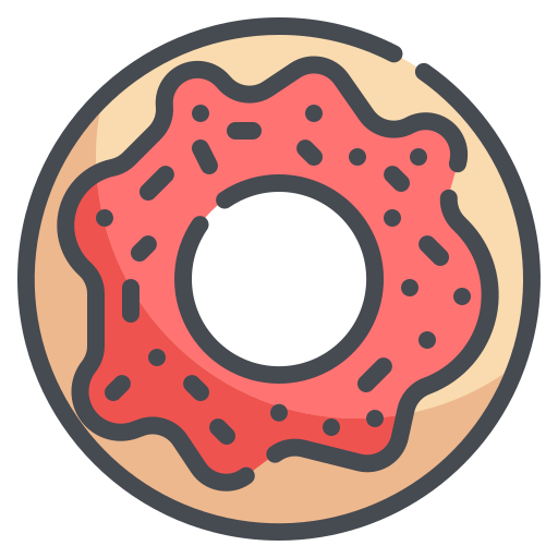 도넛 Wanicon Lineal Color icon