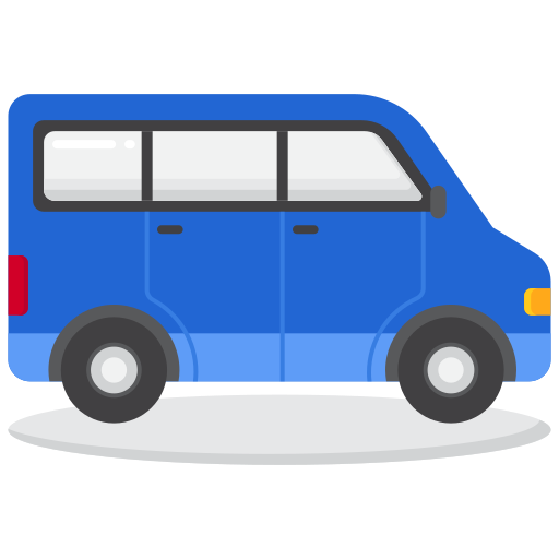 minivan Flaticons Flat ikona