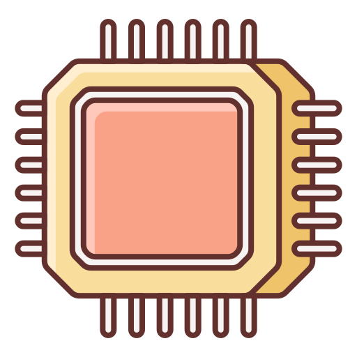 cpu Flaticons Lineal Color icoon