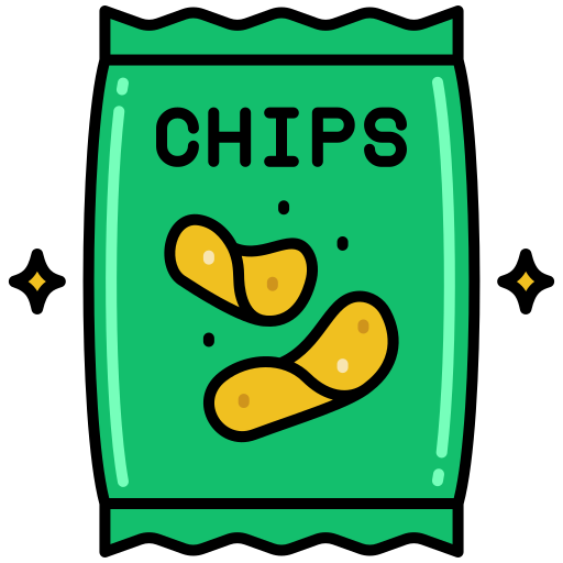 chips Flaticons Lineal Color Icône