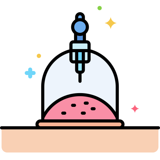 Cupping Flaticons Lineal Color icon