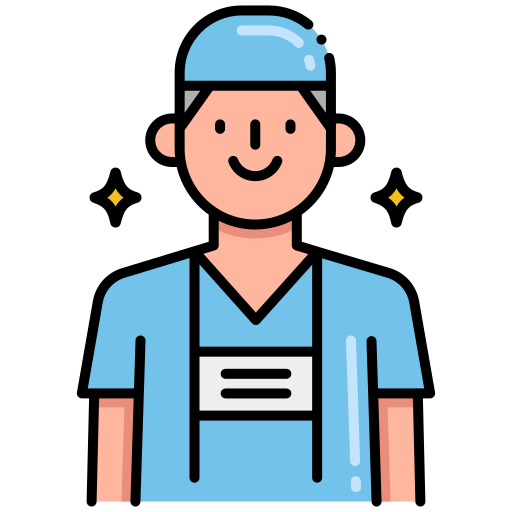Surgeon Flaticons Lineal Color icon
