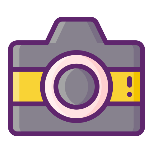 caméra Flaticons Lineal Color Icône