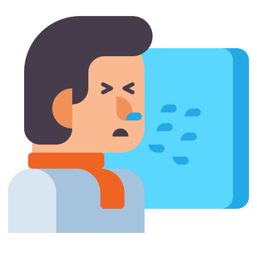 Sneeze Flaticons Flat icon