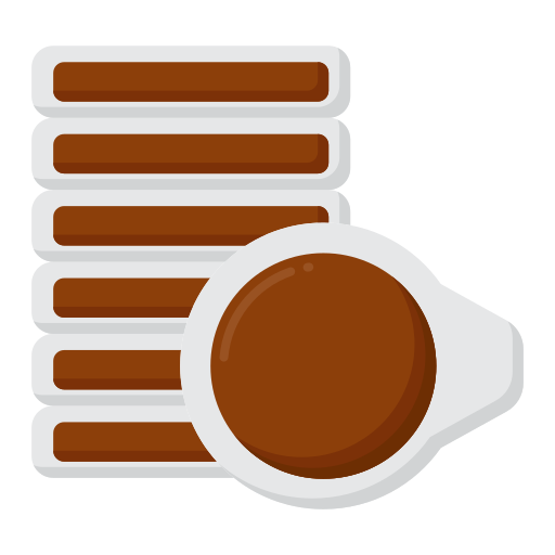 kapsułki do kawy Flaticons Flat ikona