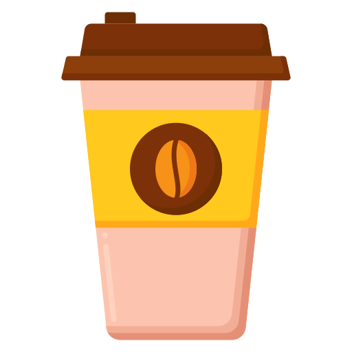 taza de café Flaticons Flat icono