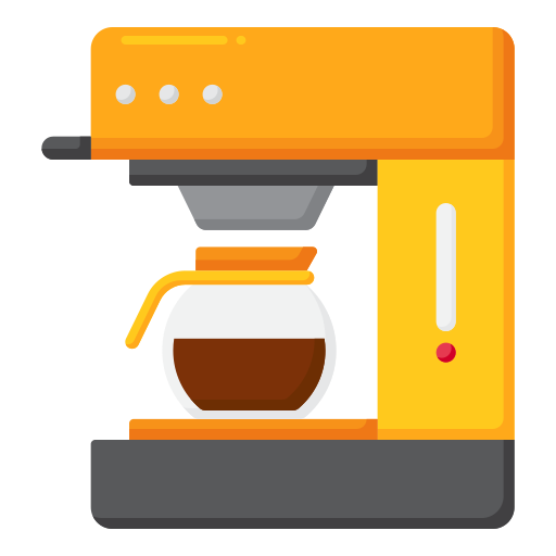 caffettiera Flaticons Flat icona