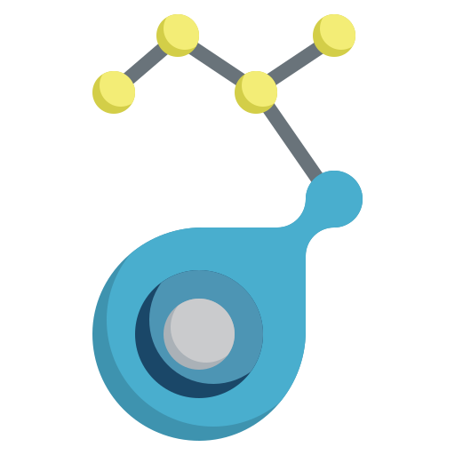 moleculair Surang Flat icoon