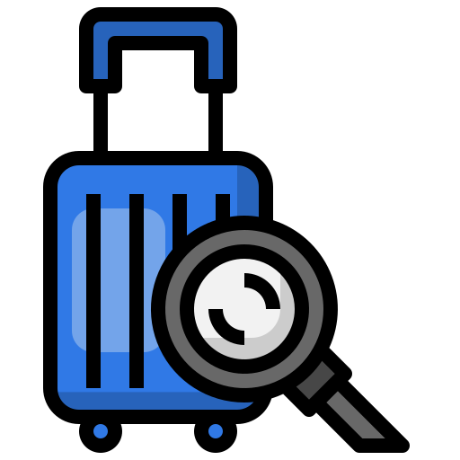 Suitcase Surang Lineal Color icon