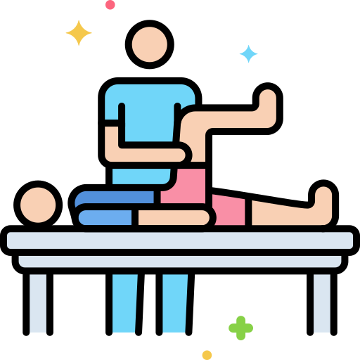osteopathie Flaticons Lineal Color icon
