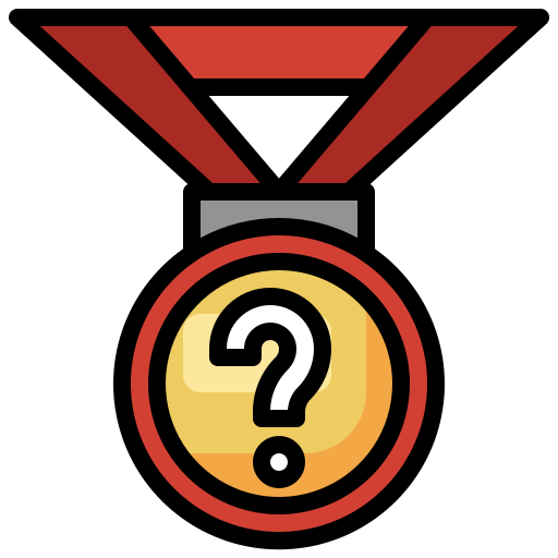 medal Surang Lineal Color ikona