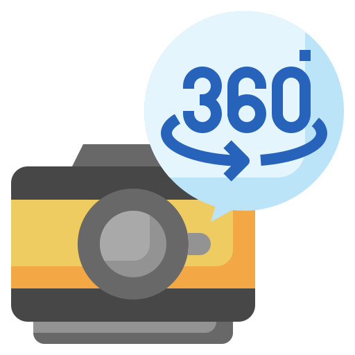 360 graden Surang Flat icoon
