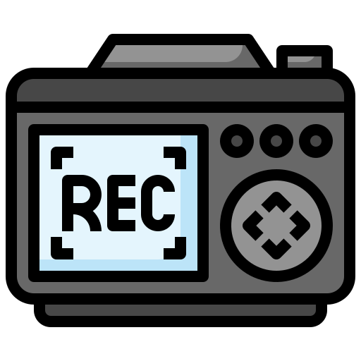 Video recording Surang Lineal Color icon