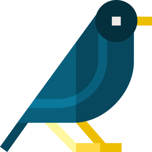 Blackbird Basic Straight Flat icon