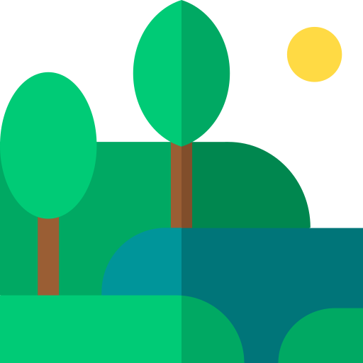 Landscape Basic Straight Flat icon