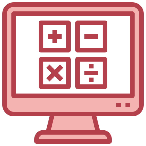 Calculator Surang Red icon
