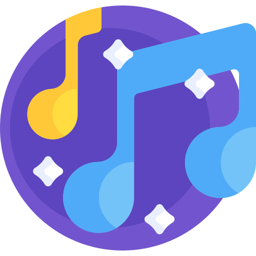 muzyka Detailed Flat Circular Flat ikona