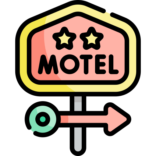 motel Kawaii Lineal color icono