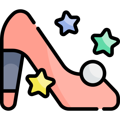Высокие каблуки Kawaii Lineal color иконка
