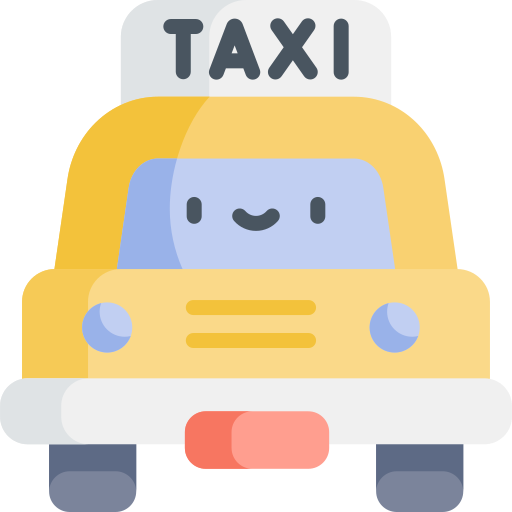タクシー Kawaii Flat icon