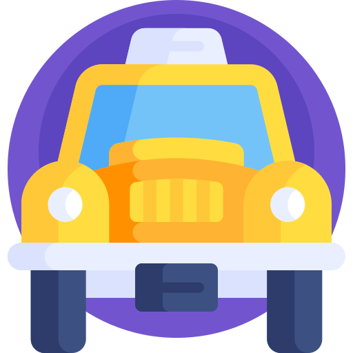 taxi Detailed Flat Circular Flat icono