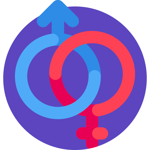 セックス Detailed Flat Circular Flat icon