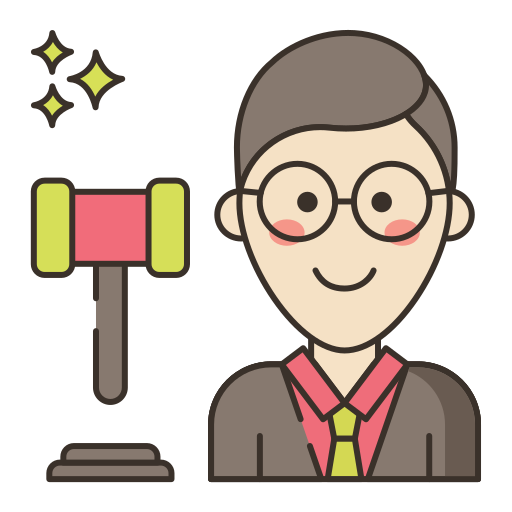 Auctioneer Flaticons Lineal Color icon