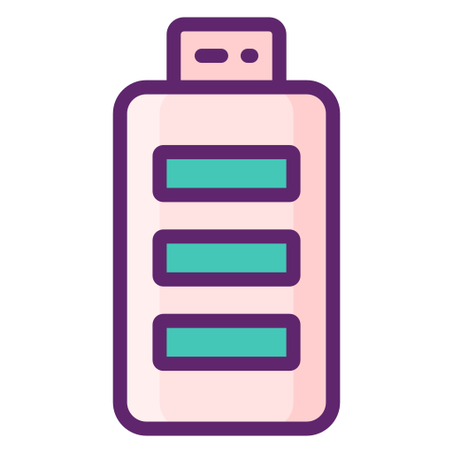 Battery Flaticons Lineal Color icon
