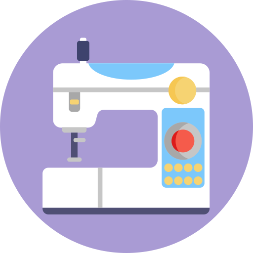 máquina de coser Generic Circular icono