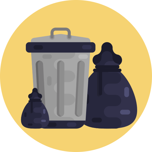 Trash bin Generic Circular icon