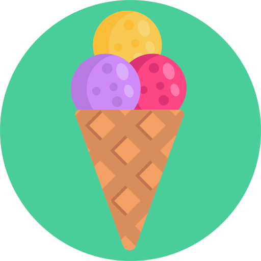 cucurucho de helado Generic Circular icono